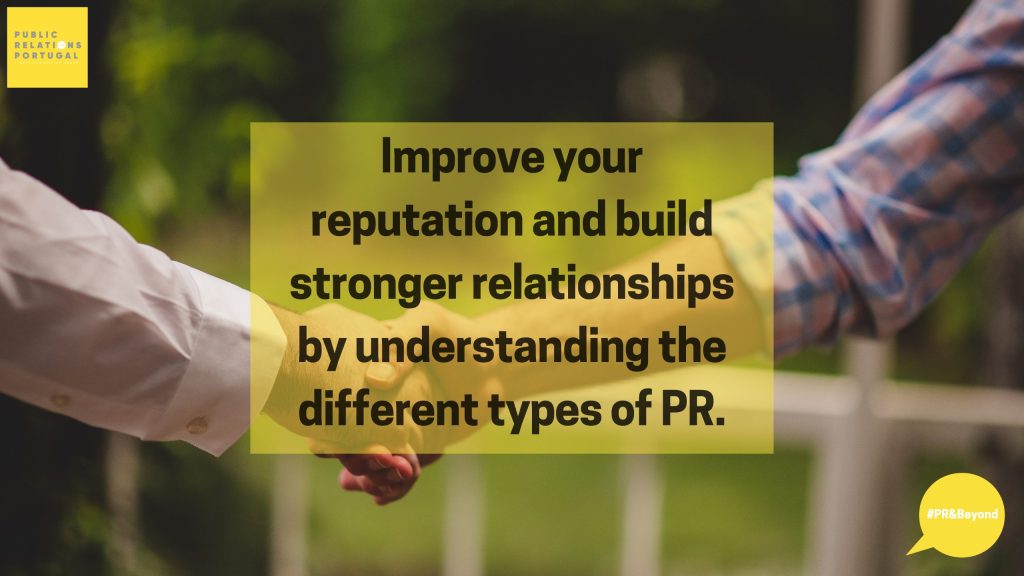 different types of public relations